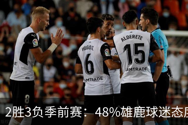 2胜3负季前赛:48%雄鹿球迷态度没变,38%更悲观